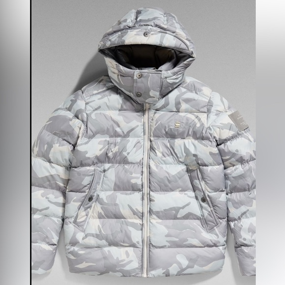 Men’s G-Star Raw Whistler Padded Hooded Jacket - Picture 5 of 5